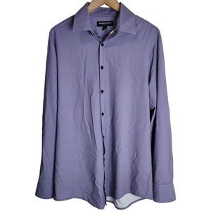 Mizzen & Main Button Up Shirt‎ Men's Medium Slim Long Sleeve Geometric Office